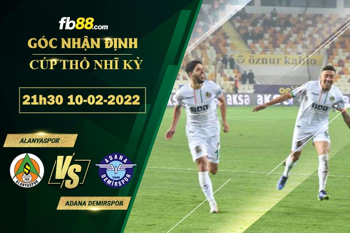 Fb88 soi kèo trận đấu Alanyaspor vs Adana Demirspor
