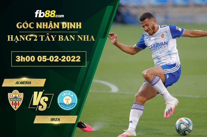 Fb88 soi kèo trận đấu Almeria vs Ibiza