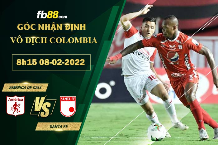 FB88 soi kèo trận đấu America de Cali vs Independiente Santa Fe