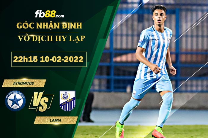 Fb88 soi kèo trận đấu Atromitos vs Lamia