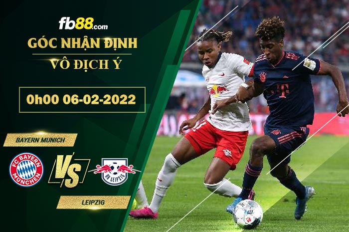 Fb88 soi kèo trận đấu Bayern Munich vs Leipzig