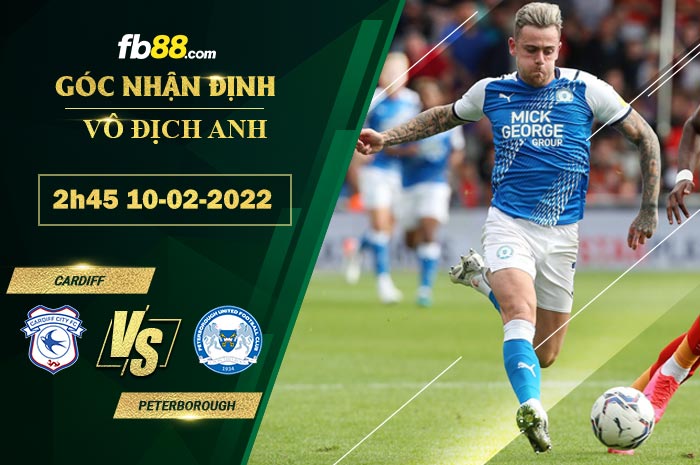 Fb88 soi kèo trận đấu Cardiff vs Peterborough