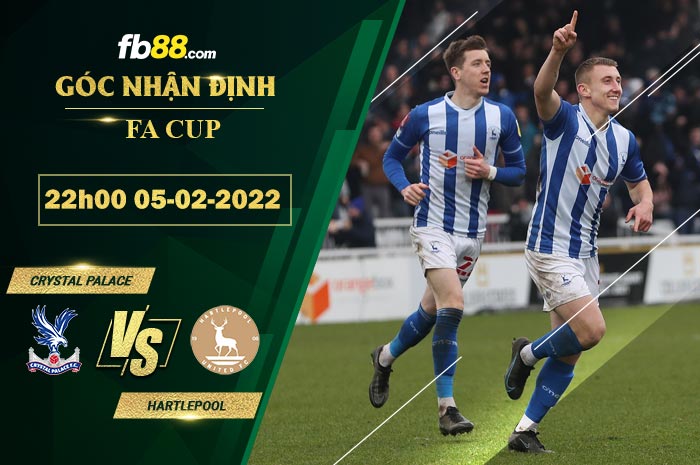 Fb88 soi kèo trận đấu Crystal Palace vs Hartlepool