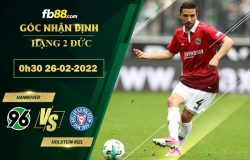 Fb88 soi kèo trận đấu Hannover vs Holstein Kiel