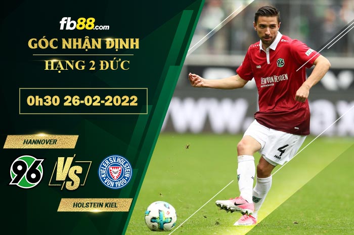 Fb88 soi kèo trận đấu Hannover vs Holstein Kiel