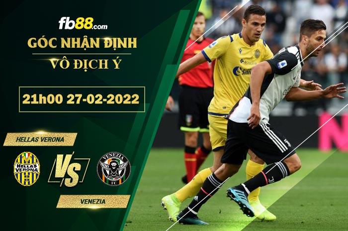 Fb88 soi kèo trận đấu Hellas Verona vs Venezia