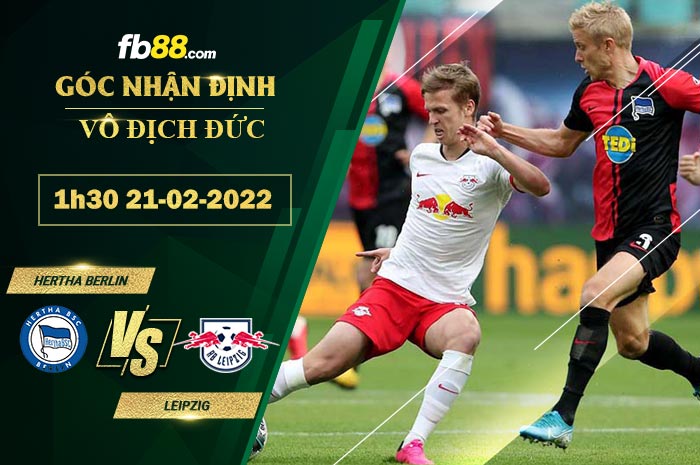 Fb88 soi kèo trận đấu Hertha Berlin vs Leipzig