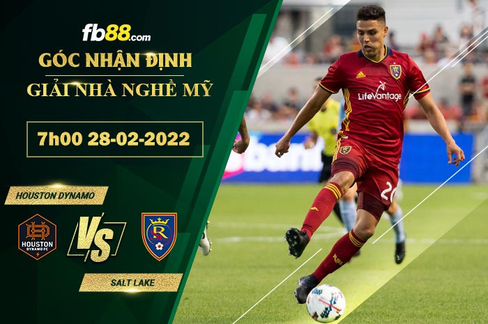 Fb88 soi kèo trận đấu Houston Dynamo vs Salt Lake