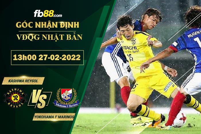 Fb88 soi kèo trận đấu Kashiwa Reysol vs Yokohama F Marinos