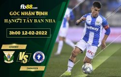 Fb88 bảng kèo trận đấu Leganes vs Zaragoza