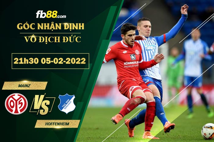 Fb88 soi kèo trận đấu Mainz vs Hoffenheim