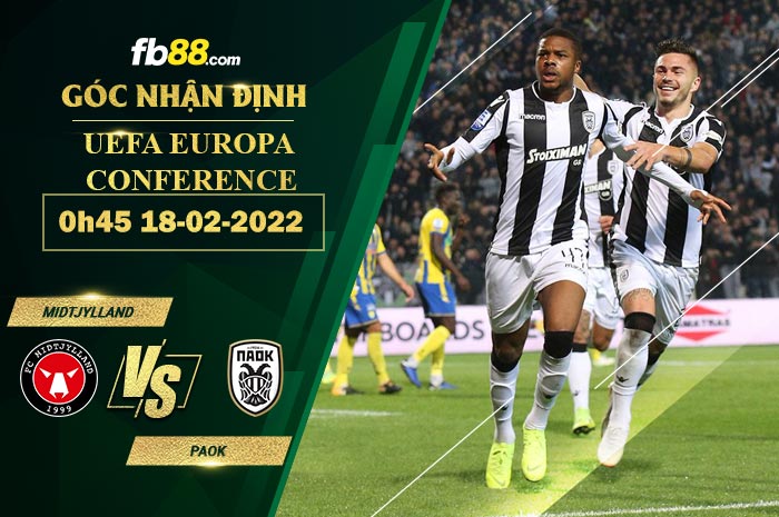 Fb88 soi kèo trận đấu Midtjylland vs PAOK