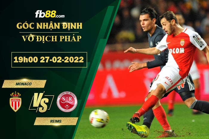 Fb88 soi kèo trận đấu Monaco vs Reims