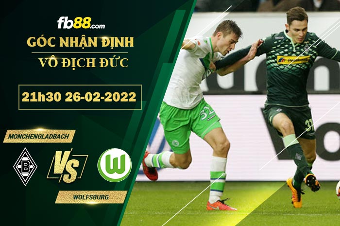 Fb88 soi kèo trận đấu Monchengladbach vs Wolfsburg