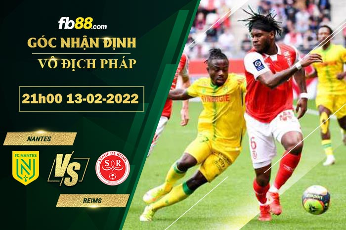 Fb88 soi kèo trận đấu Nantes vs Reims