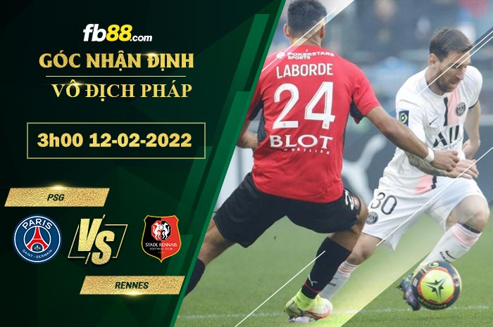 Fb88 soi kèo trận đấu PSG vs Rennes