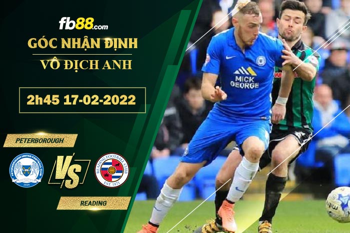 Fb88 soi kèo trận đấu Peterborough vs Reading