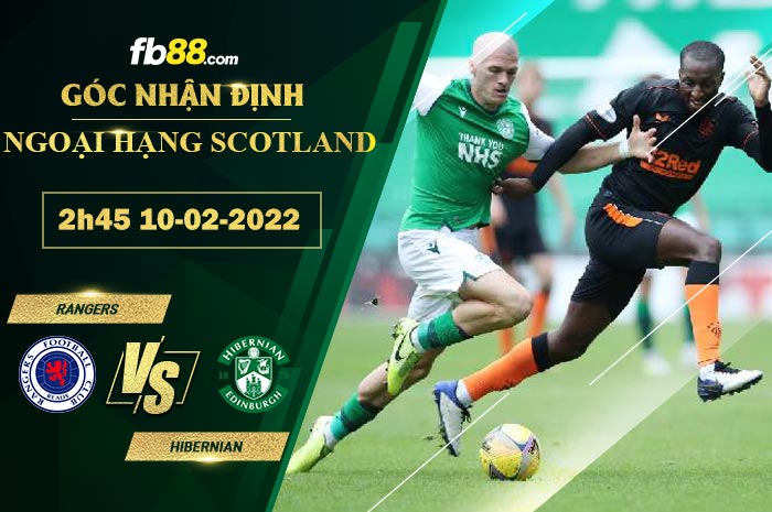 Fb88 soi kèo trận đấu Rangers vs Hibernian