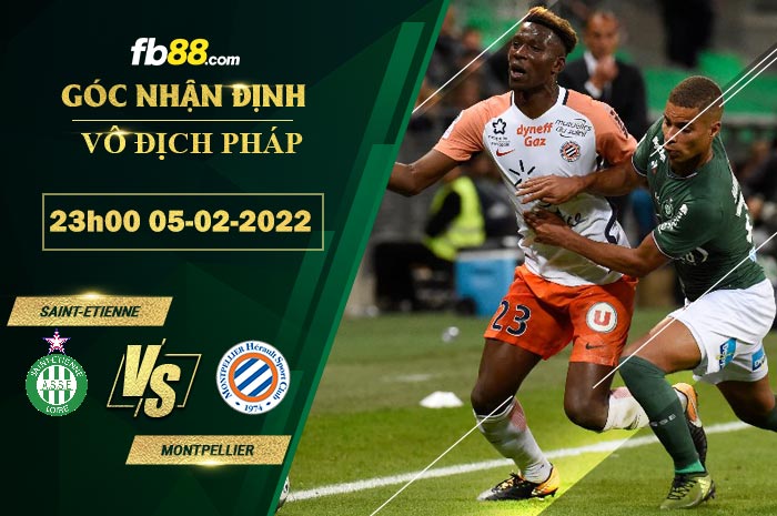 Fb88 soi kèo trận đấu Saint-Etienne vs Montpellier