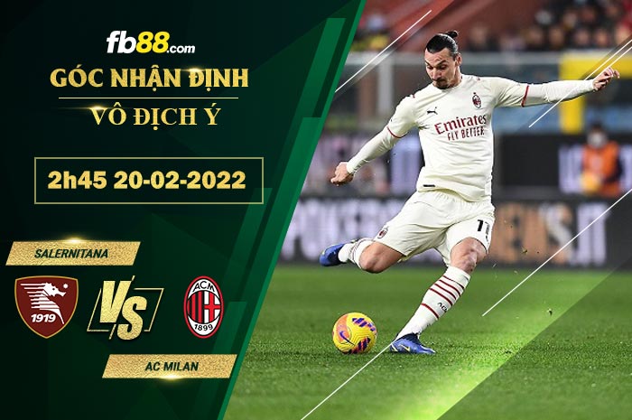 Fb88 soi kèo trận đấu Salernitana vs AC Milan