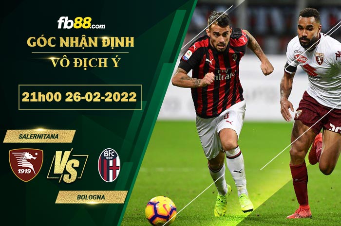 Fb88 soi kèo trận đấu Salernitana vs Bologna