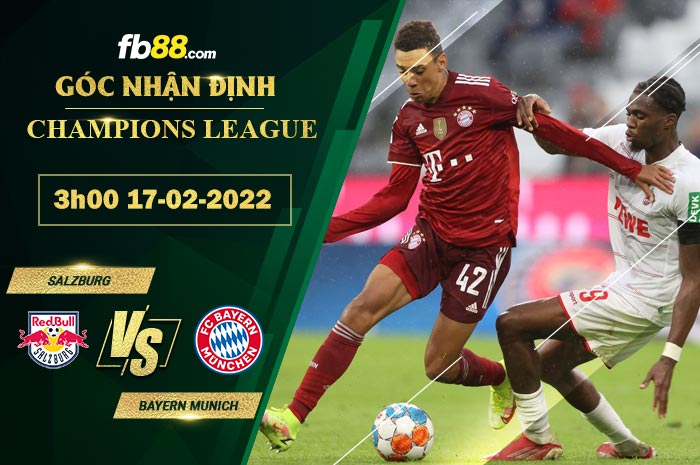 Fb88 soi kèo trận đấu Salzburg vs Bayern Munich