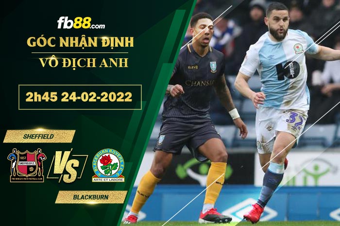 Fb88 soi kèo trận đấu Sheffield vs Blackburn