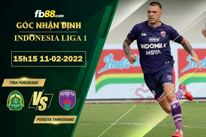 Fb88 soi kèo trận đấu TIRA Persikabo vs Persita Tangerang