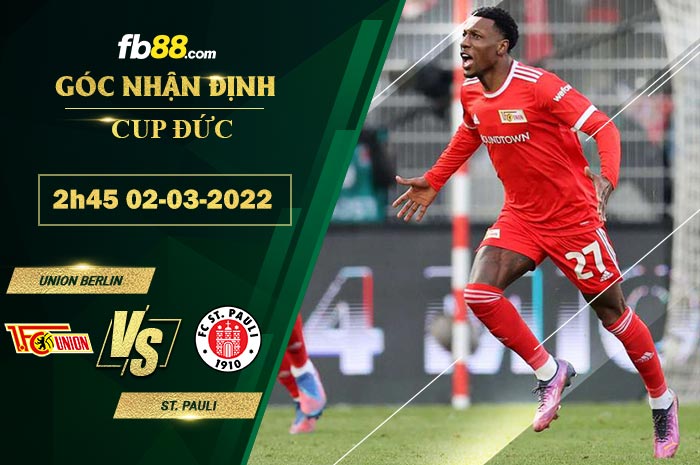 Fb88 soi kèo trận đấu Union Berlin vs St. Pauli