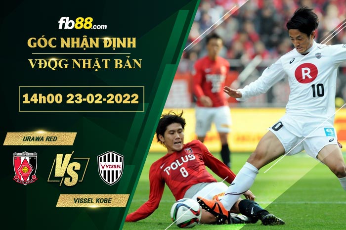 Fb88 soi kèo trận đấu Urawa Red vs Vissel Kobe