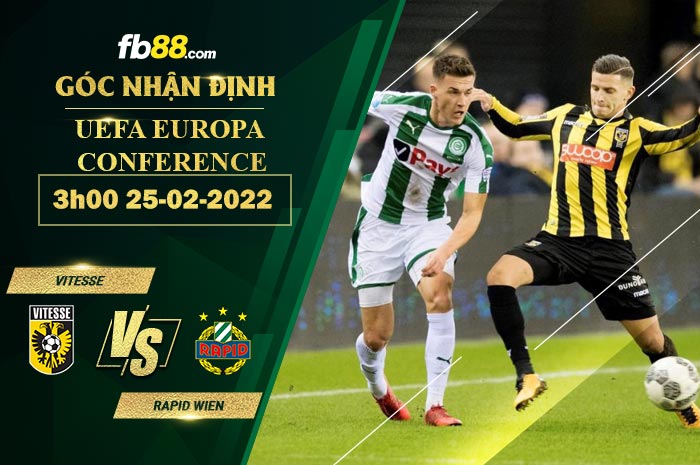 Fb88 soi kèo trận đấu Vitesse vs Rapid Wien