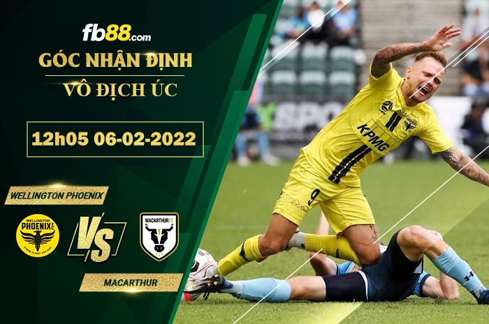 Fb88 soi kèo trận đấu Wellington Phoenix vs Macarthur