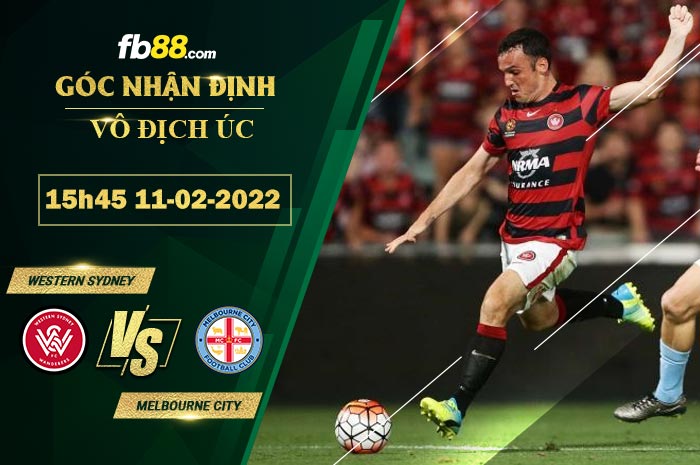 Fb88 bảng kèo trận đấu Western Sydney vs Melbourne City