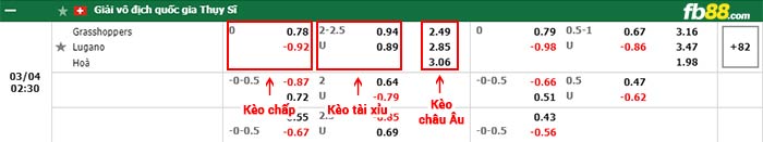 fb88-bảng kèo trận đấu Grasshoppers vs Lugano