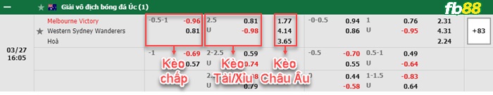 Fb88 bảng kèo trận đấu Melbourne Victory vs Western Sydney