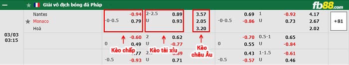 fb88-bảng kèo trận đấu Nantes vs Monaco