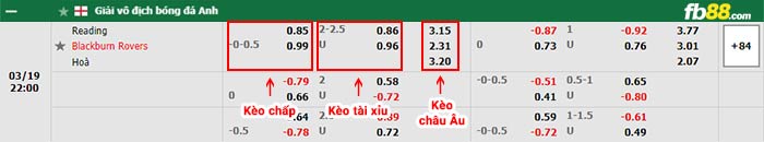 fb88-bảng kèo trận đấu Reading vs Blackburn