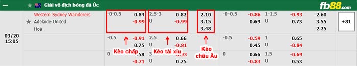 fb88-bảng kèo trận đấu Western Sydney vs Adelaide Utd