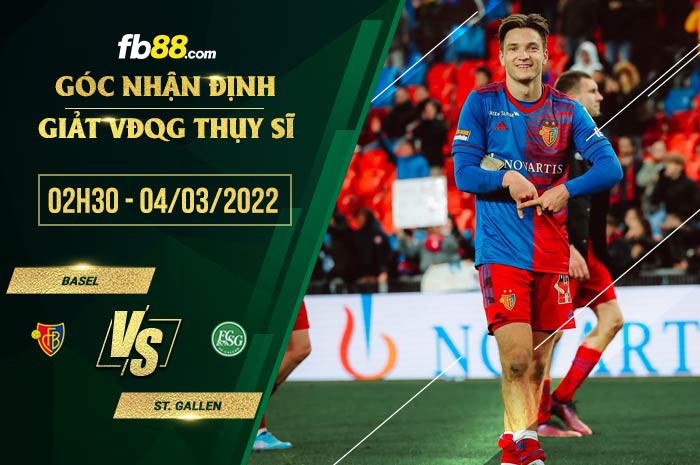 fb88-soi kèo Basel vs St. Gallen