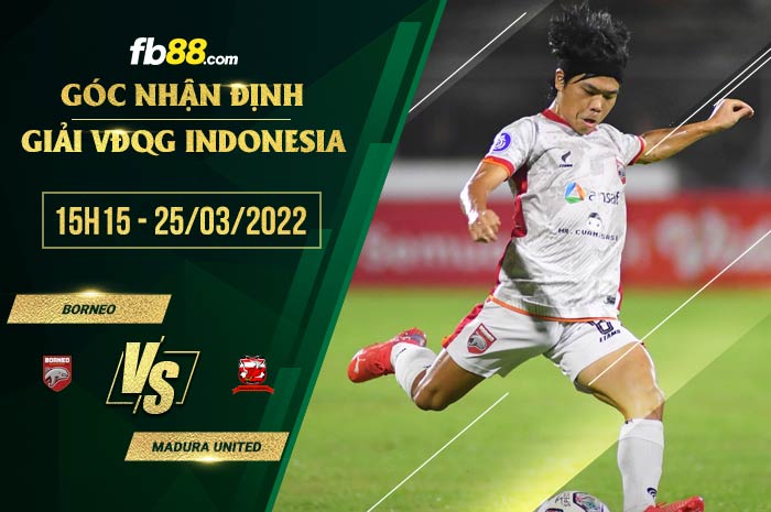 fb88-soi kèo Borneo vs Madura United