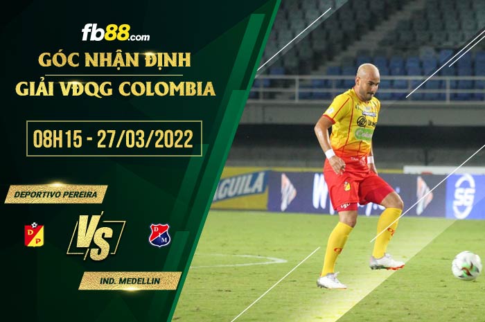 fb88-soi kèo Deportivo Pereira vs Ind. Medellin
