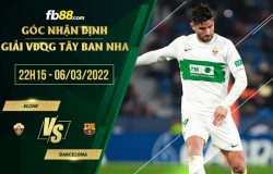 fb88-soi kèo Elche vs Barcelona