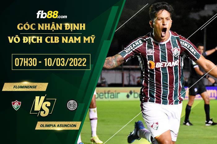 fb88-soi kèo Fluminense vs Olimpia Asuncion
