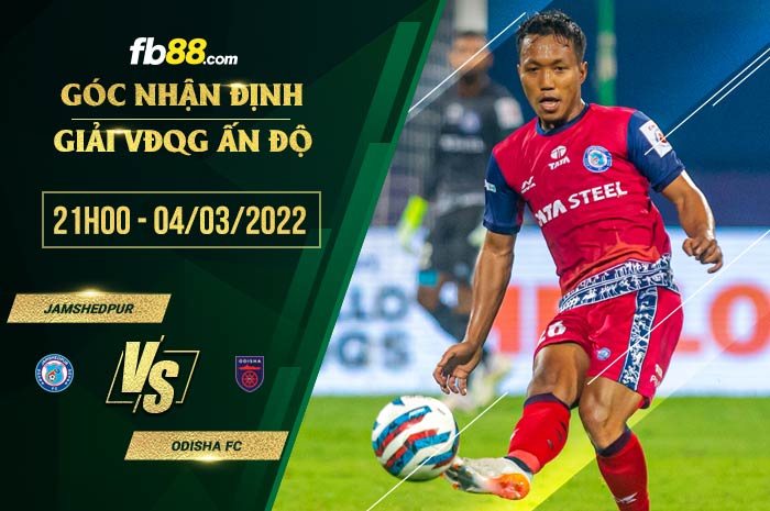 fb88-soi kèo Jamshedpur vs Odisha FC