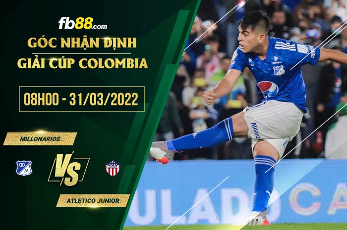 fb88-soi kèo Millonarios vs Atletico Junior