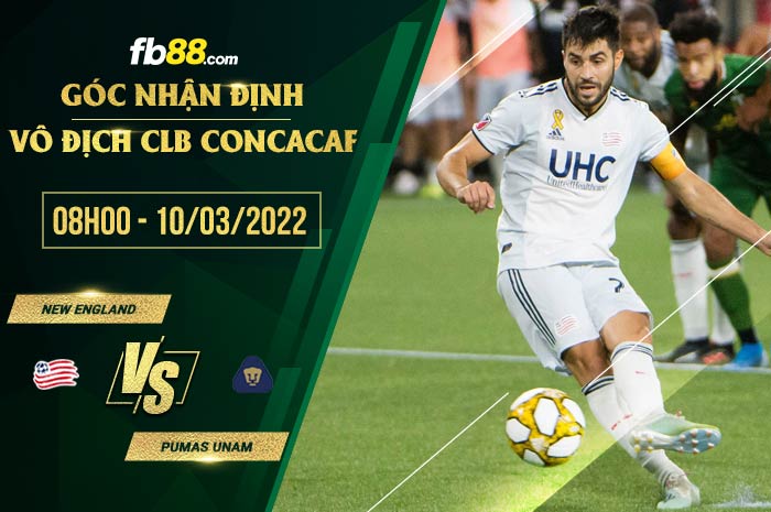 fb88-soi kèo New England vs Pumas UNAM