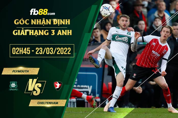 fb88-soi kèo Plymouth vs Cheltenham