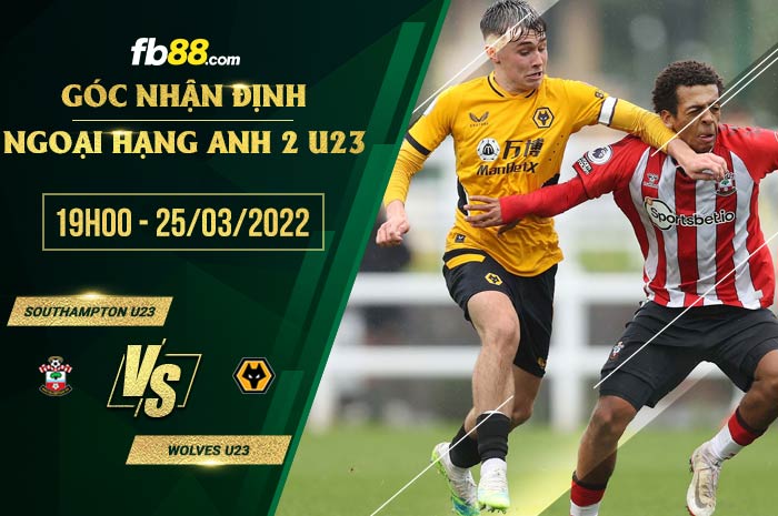 fb88-soi kèo Southampton U23 vs Wolves U23