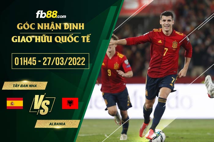 fb88-soi kèo Tay Ban Nha vs Albania