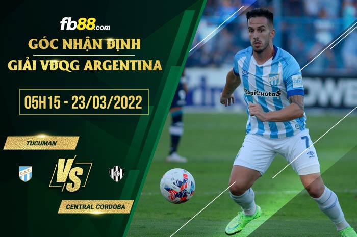 fb88-soi kèo Tucuman vs Central Cordoba